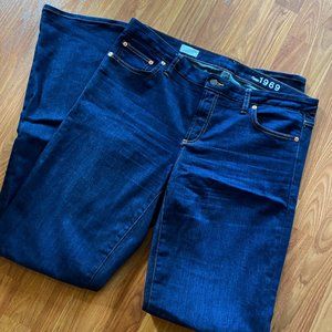 Gap 1969 Perfect Boot vintage denim 33 tall